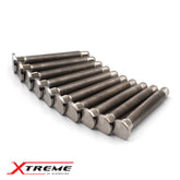 مسامير عجلات من التيتانيوم من BLOX Racing Honda Xtreme مقاس 12 × 1.50 مم - مجموعة من 10